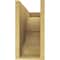 Ekena Millwork 7"W x 21"D x 14"H Classic Asheboro Rough Cedar Woodgrain TimberThane Corbel, Primed Tan CORUR07X21X14ASHRCPR - alternate 2